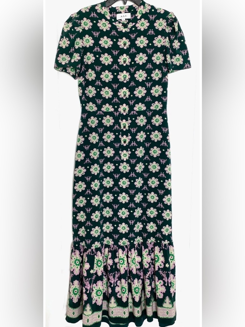 ALC silk midi dress 10